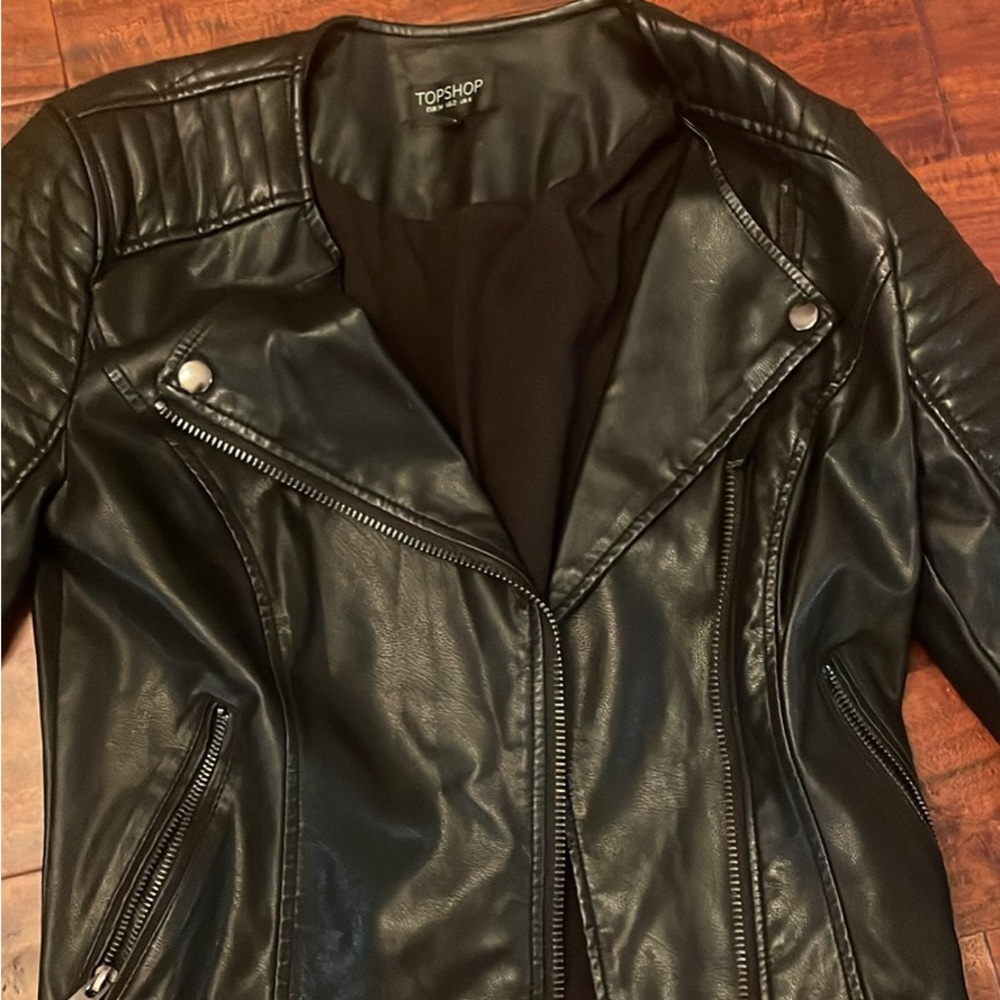 Women’s Vintage Vegan Leather Jacket